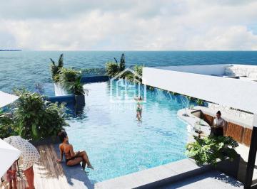 Departamento · 77m² · 1 Recámara · 1 Estacionamiento · Departamento en Venta en Cancun con Alberca Vista Al Mar Ubicado en Segunda Linea del Mar