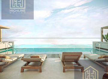 Departamento · 34m² · 1 Recámara · 1 Estacionamiento · Departamento en Venta en Playa del Carmen Tipo Estudio con Bar, Elevadores, Gym, Plusvalía
