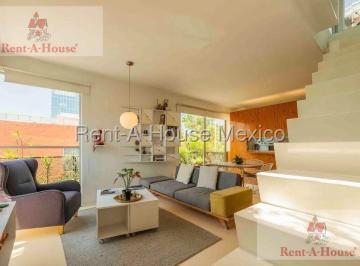 Departamento · 54m² · 1 Recámara · 1 Estacionamiento · Departamento Amueblado en Renta en Popotla, Miguel Hidalgo Jl 26 - 3347.