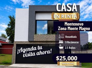 Casa de 3 habitaciones, Xalapa · Casa Amueblada en Zona Monte Magno Xalapa
