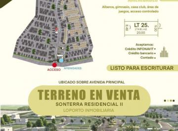 Terreno / Lote , Mazatlán · Terreno en Sonterra II Av Principal Mazatlan