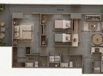 Departamento de 2 habitaciones, Azcapotzalco · Precioso Departamento Para Estrenar