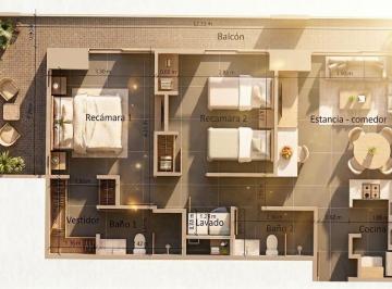 Departamento de 2 habitaciones, Azcapotzalco · Precioso Departamento Para Estrenar