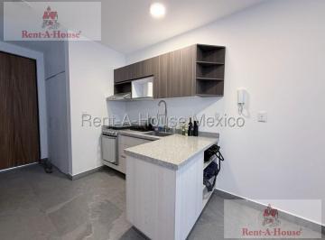 Departamento · 32m² · 1 Recámara · 2 Estacionamientos · Renta Monoambiente Amueblado, Calle Guillermo Prieto