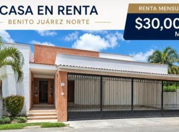 Casa de 4 habitaciones, Mérida · Casa en Renta Al Norte de Mérida
