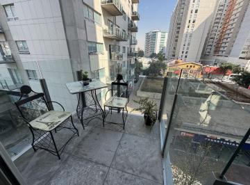 Departamento · 65m² · 1 Recámara · 1 Estacionamiento · Departamento Exterior con Balcon, Amueblado