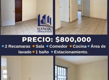 Departamento · 2 Recámaras · 1 Estacionamiento · Departamento en Venta en Planta Baja, Fracc. La Antigua