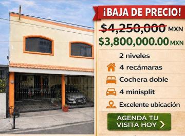 Casa de 4 habitaciones, San Nicolás de los Garza · Hermosa Casa 2 Pisos