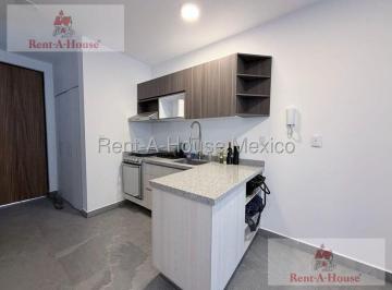 Departamento · 32m² · 1 Recámara · 2 Estacionamientos · Departamento Amueblado en Renta en Cuajimalpa, Cuajimalpa de Morelos Cr 26 - 3364.