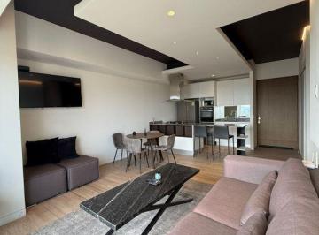 Departamento · 117m² · 2 Recámaras · 1 Estacionamiento · Departamento Amueblado en Renta en Lobby 33, Puerta de Hierro, Zapopan