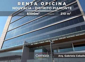 Oficina · 210m² · Oficina en Renta Nouvalia, Distrito Piamonte