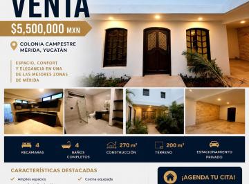 Casa , Mérida · Casa en Venta en La Mejor Colonia de Merida