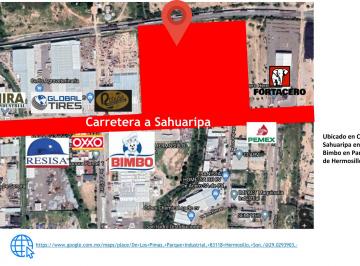 Terreno / Lote 52881m² Venta Parque industrial Parque Industrial La Labor · Terreno Industrial en Venta de 52,881.92 m² a Carretera a Sahuaripa en Hermosillo, Sonora.