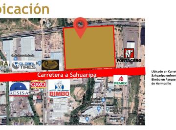 Terreno / Lote , Hermosillo · Terreno Industrial en Venta de 52,881.92 m² a Carretera a Sahuaripa en Hermosillo, Sonora.