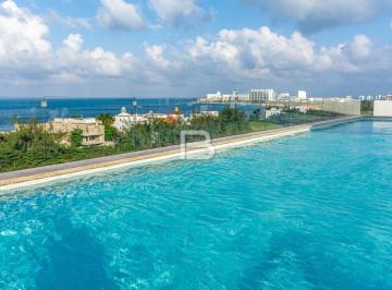 Departamento · 89m² · 2 Recámaras · 2 Estacionamientos · Departamento Amueblado con Vistas Al Mar del Caribe
