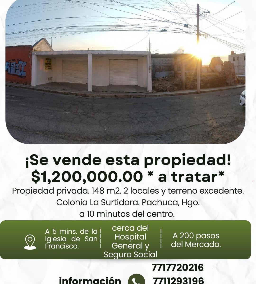 Two Commercial Units and Surplus Land