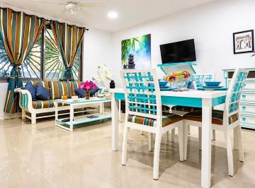 Departamento · 81m² · 2 Recámaras · 1 Estacionamiento · Departamento en Renta de 2 Rec. Planta Baja a Una Cuadra de La 5ta Av y Calle 38, Playa del Carmen