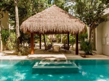 Casa en condominio en Renta de 3 habitaciones Tulum · Villa Privada en Renta en Aldea Zama Tulum 3 Recamaras Jacuzzi Privado