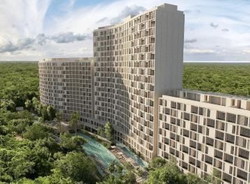 Departamento · 75m² · 2 Recámaras · 2 Estacionamientos · Departamento en Venta en Cancun con Vistas Panoramicas a La Laguna