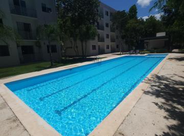 Departamento · 3 Recámaras · 2 Estacionamientos · Departamento 3 Recamaras en Renta en Playa del Carmen Amueblado en Fraacionamiento Almazara