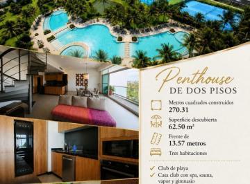 Departamento · 270m² · 4 Recámaras · 2 Estacionamientos · Venta PH Mayan Lakes (Espectacular)