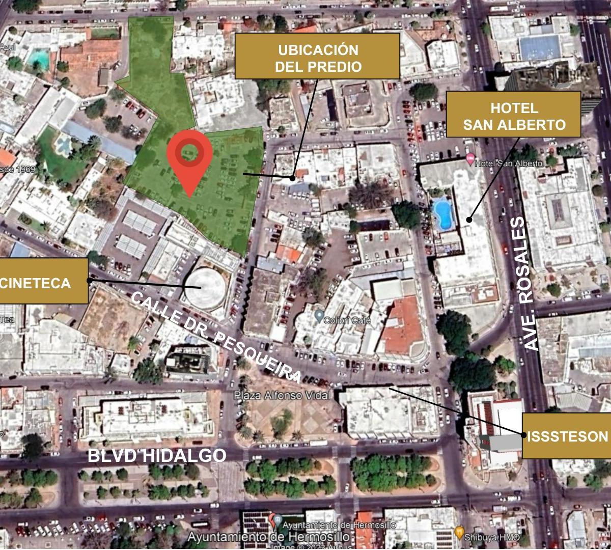Terreno en Venta en Centro Histórico, Uso Mixto de 6,321 m&sup2; en Hermosillo, Sonora.