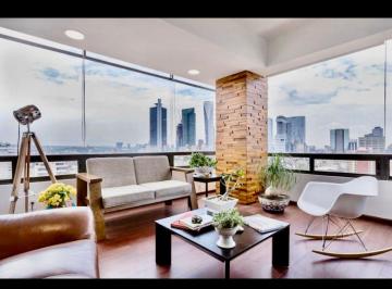 Departamento de 2 habitaciones, Cuauhtémoc · Renta Departamento Amueblado con Vista Panoramica en Torre Cibeles, Roma Norte