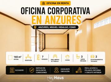 Oficina , Miguel Hidalgo · Oficina en Renta en Anzurez, Miguel Hidalgo