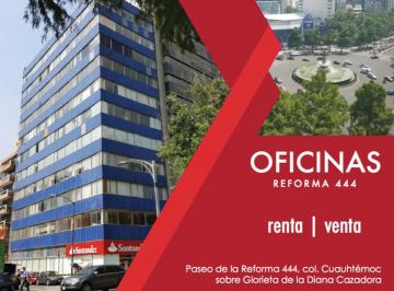 1 · Oficina en Renta en Paseo de La Reforma, 150 m², $41,655