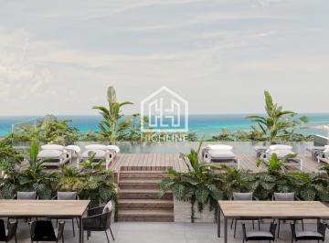 Departamento · 55m² · 2 Recámaras · 1 Estacionamiento · Departamento Lujoso de 2 Habitaciones con Vista Al Mar en La 5ta Av en Playa del Carmen