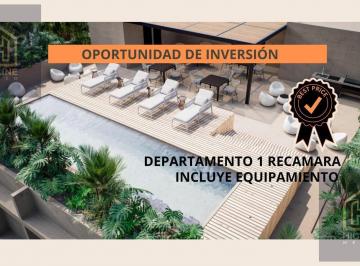 Departamento · 69m² · 1 Recámara · 1 Estacionamiento · Departamento en Venta en Playa del Carmen Centro, 2 Recámaras