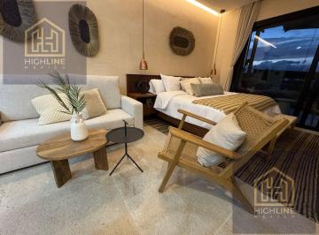 Departamento · 53m² · Departamento en Venta en Playa del Carmen de 1 Habitación con Infinity Pool, Gym y Restaurante