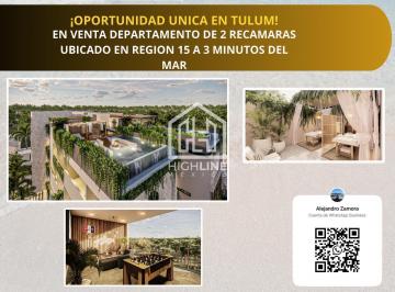 Departamento · 74m² · 2 Recámaras · 1 Estacionamiento · Departamento de 2 Recamaras Ubicado en Region 15 Facil Acceso Al Mar