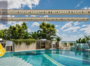 Departamento · 34m² · 1 Recámara · Departamento 1 Recamara a 1 Minuto del Mar/ Preventa/ Amenidades Premium/ Plusvalia.