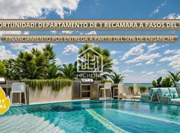 Departamento · 34m² · 1 Recámara · Departamento 1 Recamara a 1 Minuto del Mar/ Preventa/ Amenidades Premium/ Plusvalia.