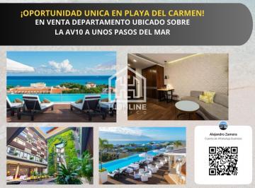 Departamento · 40m² · 1 Recámara · 1 Estacionamiento · Departamento en Venta Ubicado en Playa del Carmen con Vista Al Mar