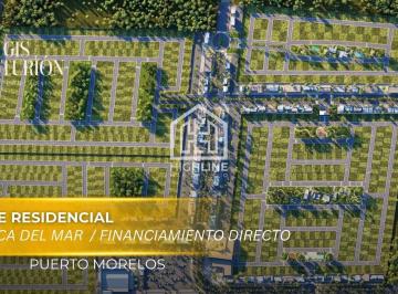 Terreno / Lote · 200m² · Terreno Residencial en Venta con Precio Único a Pasos del Mar en Puerto Morelos | con Alberca