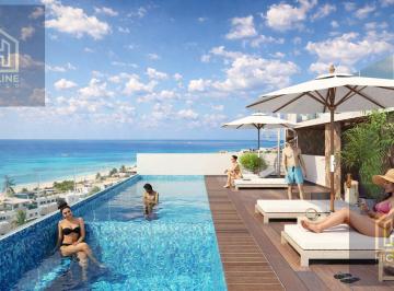 Departamento · 56m² · 2 Recámaras · 1 Estacionamiento · Oportunidad Departamento en Playa del Carmen Invierte en La Golden Zone de Playa del Carmen
