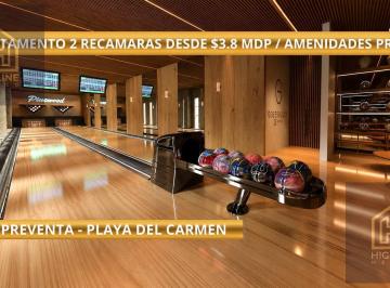 Departamento · 99m² · 2 Recámaras · 1 Estacionamiento · Departamento 2 Habitaciones / Preventa/ Playa del Carmen/ 10 Minutos del Mar/ Plusvalia.