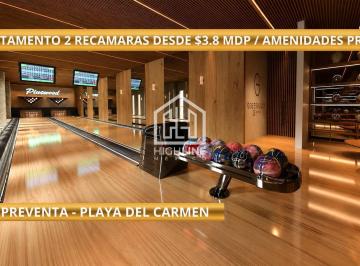 Departamento · 99m² · 2 Recámaras · 1 Estacionamiento · Departamento 2 Habitaciones / Preventa/ Playa del Carmen/ 10 Minutos del Mar/ Plusvalia.