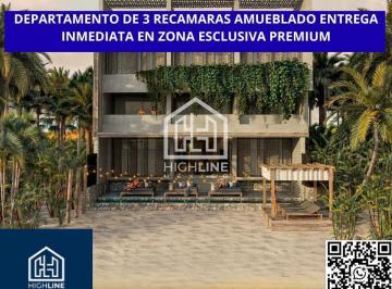 Departamento · 163m² · 3 Recámaras · 1 Estacionamiento · Departamento en Vente de 3 Recamaras a Pie de Playa y Zona Premium