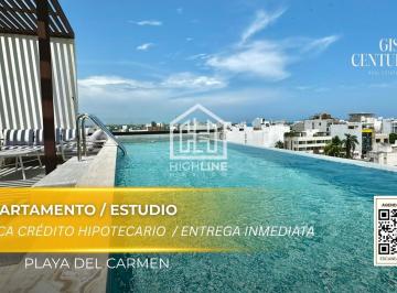 Departamento · 35m² · 1 Recámara · 1 Estacionamiento · Departamento Estudio Llave en Mano Calle 38 Centro en Playa del Carmen | con Alberca