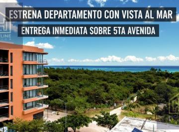 Departamento · 47m² · 1 Recámara · Estrena Departamento Sobre 5ta Av, Playa del Carmen, Vista Al Mar