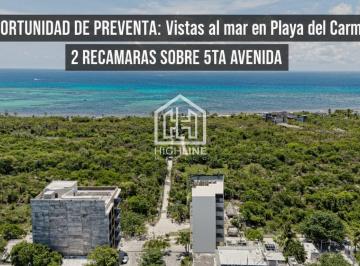 Departamento · 56m² · 2 Recámaras · Departamento de 2 Recamaras, Vista Frontal Al Mar, Playa del Carmen