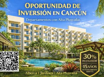 Departamento · 57m² · 1 Recámara · 1 Estacionamiento · Departamento Loft en Venta en Cancun, Cancha de Pabel, Elevador