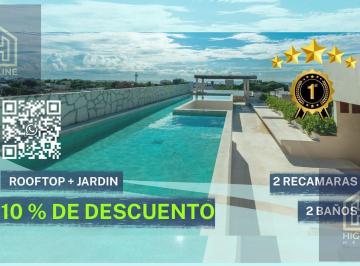 Departamento · 105m² · 2 Recámaras · 1 Estacionamiento · Departamento de 2 Recamaras en Playa del Carmen| 10% Descuento Tiempo Limitado | Entrega Inmediata