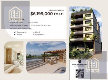 Departamento · 92m² · 1 Recámara · 1 Estacionamiento · Gran Oportunidad en Puerto Morelos | Jacuzzi Privado y a Pasos del Mar