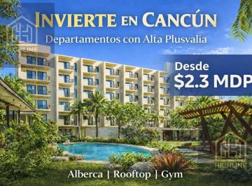 Departamento · 57m² · 1 Recámara · 1 Estacionamiento · Departamentos Modernos en Cancún | Excelente Ubicación
