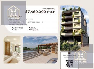 Departamento · 106m² · 2 Recámaras · 1 Estacionamiento · Gran Oportunidad de Inversión en Puerto Morelos | Jacuzzi Privado y a Pasos del Mar