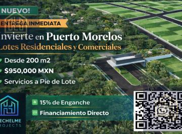 Terreno / Lote · 268m² · Terreno, Construye La Casa de Tus Sueños en 249.29 m² en Puerto Morelos
